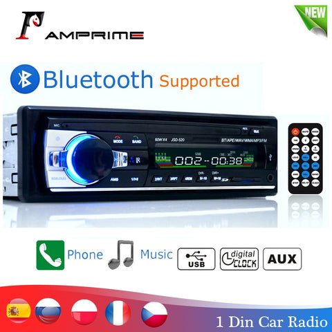 AMPrime Bluetooth Autoradio Car Stereo