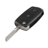 KEYYOU 2 button Folding Car Remote Key Flip Folding