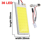 1x C5W C10W LED COB Bulb Festoon