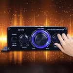 400W DC12V Bluetooth HiFi Power Amplifier Car Stereo