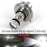 Car Led 4300K 6000K Reversing Light Turn Signal Fog Light H4