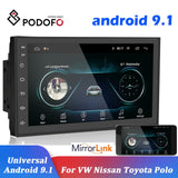 Podofo 2 din Car Radio 2.5D GPS