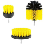 3Pcs/Set Electric Scrubber Brush Drill Brush Kit Plastic