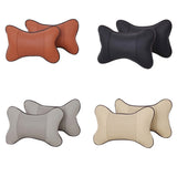 Hot Car Seat Neck Pillow Car Universal Headrest Leather