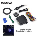 12V Auto Car Alarm One Start Stop Button Engine