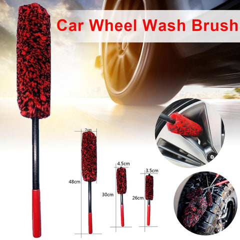 1*Car Wash Wheel Wash Brush Portable